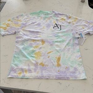 NWT M Men’s Air Jordan AJ Tie-Dye T-Shirt with jump man graphic on back